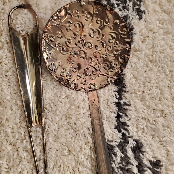 Huge 5 PC Metal RUSTIC Art kitchen LADEL SET - Picture 5 of 9